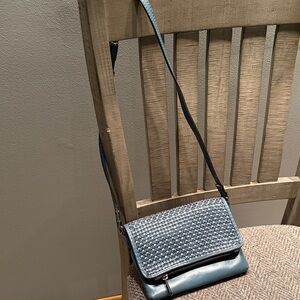 Patricia Nash Stylish Blue Crossbody Bag